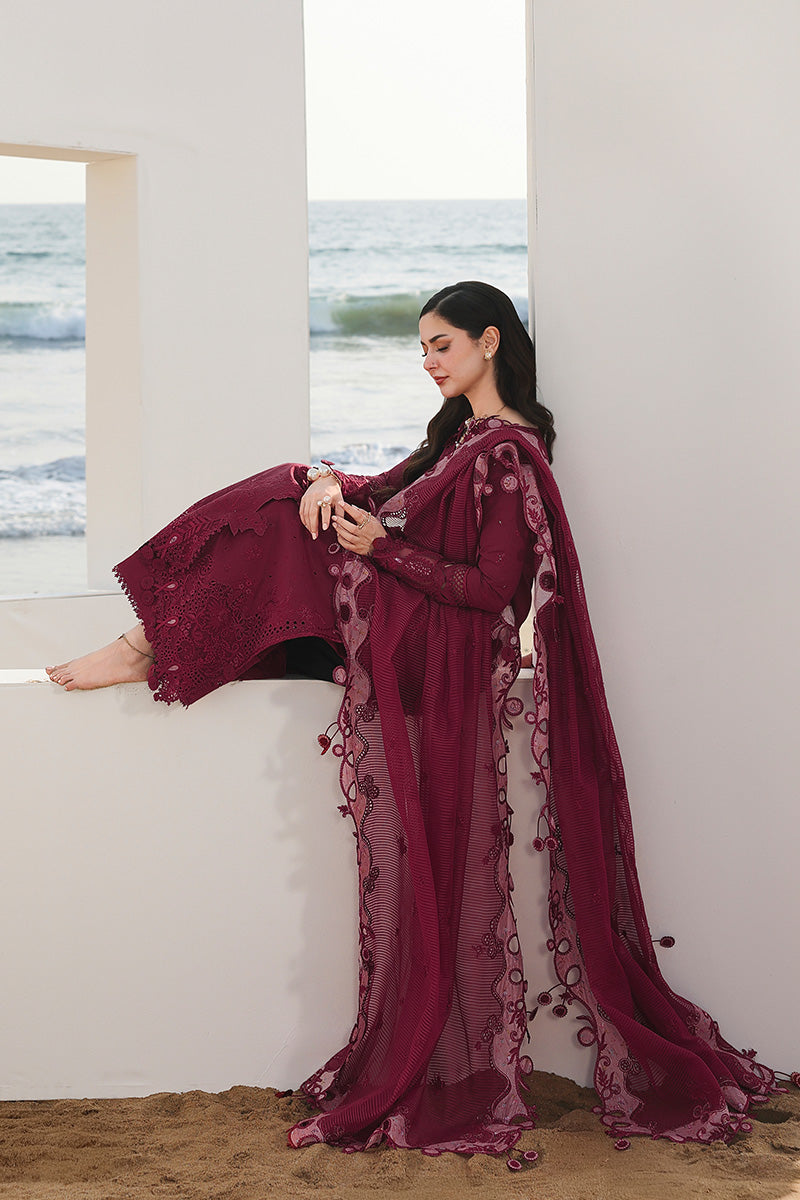 Qalamkar - Sahil Luxury Lawn Embroidered Eid Collection - P710