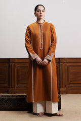 ZARA SHAHJAHAN - 2PC EMBROIDERED KURTA WITH EMBROIDERED TROUSER - A842