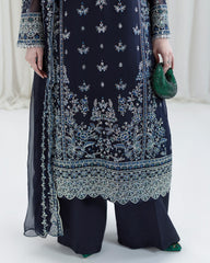 LUMEA - STITCHED 3 PIECE EMBROIDERED CHIFFON