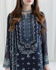 LUMEA - STITCHED 3 PIECE EMBROIDERED CHIFFON