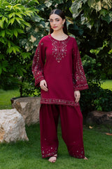 ROYAL LOOM - STITCHED 2 PIECE EMBROIDERED DHANK PRET
