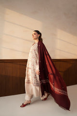 ZEENAT - STITCHED 3 PIECE EMBROIDERED DHANAK
