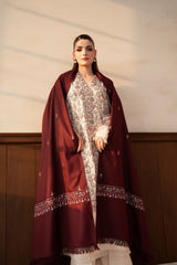 ZEENAT - STITCHED 3 PIECE EMBROIDERED DHANAK