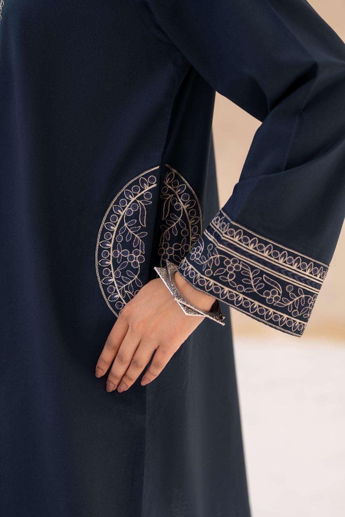 LAZULI-2PC LAWN EMBROIDERED SHIRT WITH LAWN EMBROIDERED TROUSER-P-305