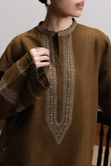 ZARA SHAHJAHAN - 2PC EMBROIDERED KURTA WITH EMBROIDERED TROUSER - A958