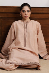 ZARA SHAHJAHAN - 2PC EMBROIDERED KURTA WITH EMBROIDERED TROUSER - A627