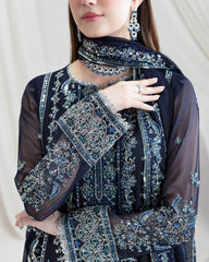 LUMEA - STITCHED 3 PIECE EMBROIDERED CHIFFON