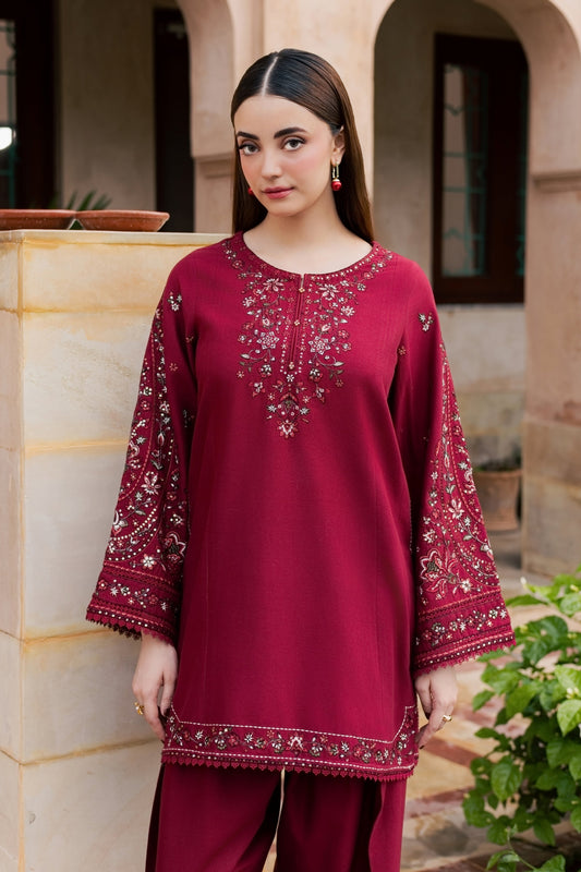 ROYAL LOOM - STITCHED 2 PIECE EMBROIDERED DHANK PRET