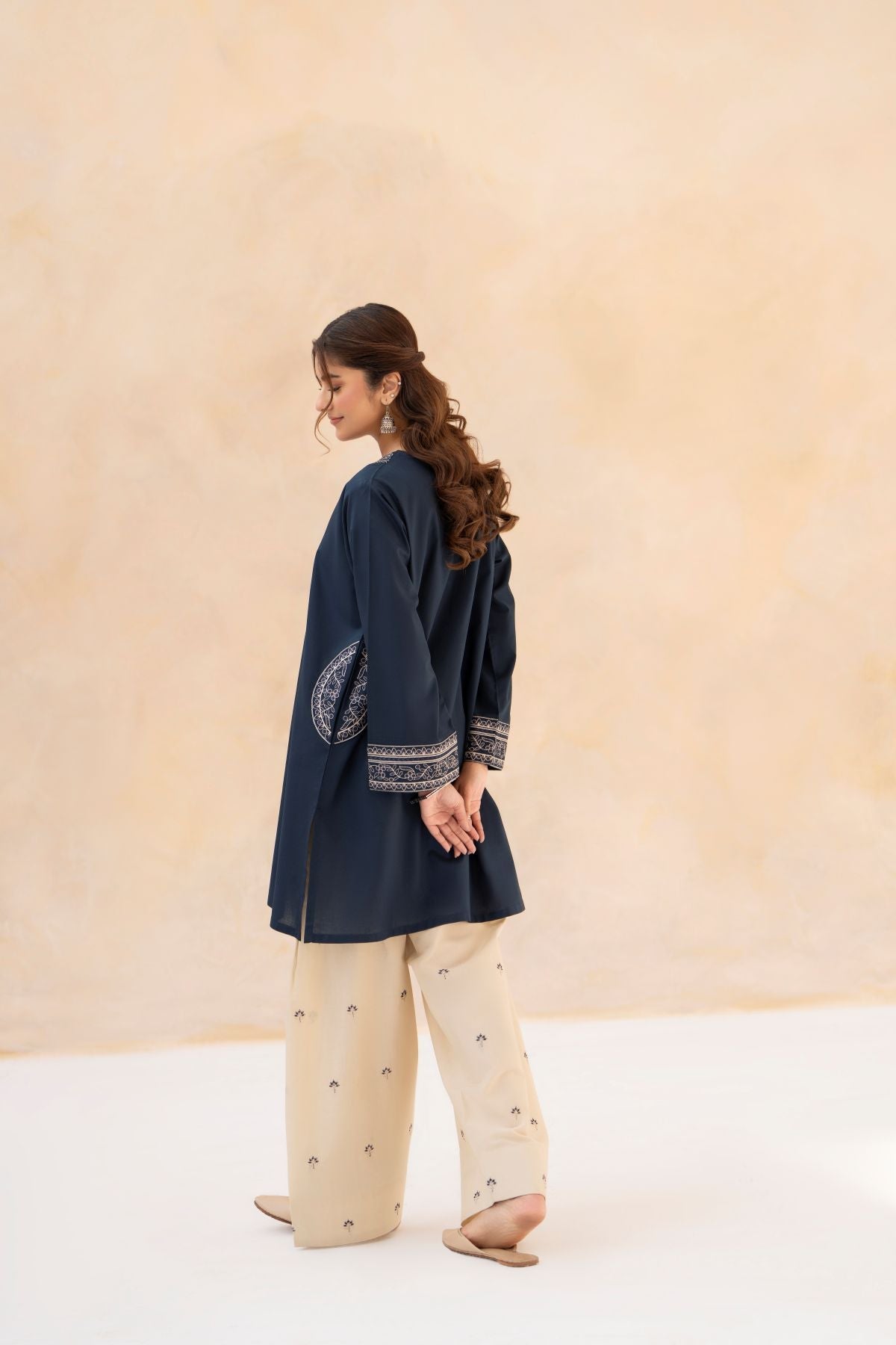 LAZULI-2PC LAWN EMBROIDERED SHIRT WITH LAWN EMBROIDERED TROUSER-P-305