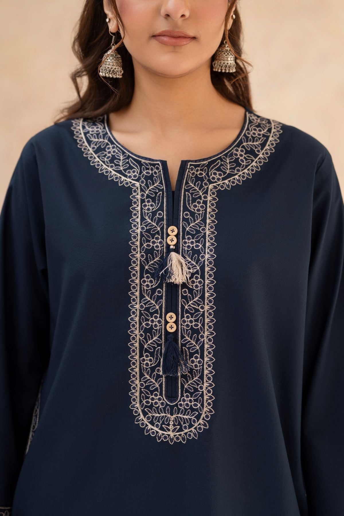 LAZULI-2PC LAWN EMBROIDERED SHIRT WITH LAWN EMBROIDERED TROUSER-P-305